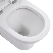 Load image into Gallery viewer, 63cm D Comfortable 2-Piece Elongated Toilet with Dual Flush Toilet Living and Home
