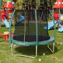 Load image into Gallery viewer, 6FT/8FT/10FT/12FT/14FT Outdoor Enclosure Trampoline with Ladder in Green Living and Home 6ft