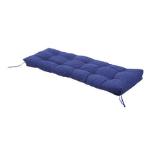 Load image into Gallery viewer, Livingandhome Outdoor Patio Bench Seating Cushion - Blue