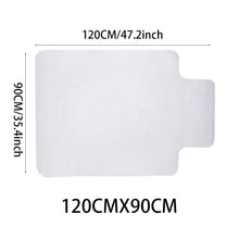 Load image into Gallery viewer, Livingandhome PVC Clear Non-Slip Office Chair Desk Mat Floor Carpet Floor Protector