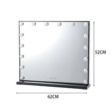 Load image into Gallery viewer, Rectangle LED Makeup Vanity Mirror LED Make Up Mirrors Living and Home 62cm W x 12cm D x 52cm H