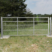Load image into Gallery viewer, Durable and Rust-Resistan Half Mesh Metal Field Farm Gate Farm Gates Living and Home