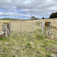Load image into Gallery viewer, Durable and Rust-Resistan Half Mesh Metal Field Farm Gate Farm Gates Living and Home