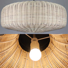 Load image into Gallery viewer, Lightsin Handwoven Rattan Pendant Light Rustic Charm with Elegant Touch Lightsin����