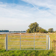 Load image into Gallery viewer, Durable and Rust-Resistan Half Mesh Metal Field Farm Gate Farm Gates Living and Home