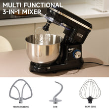 Load image into Gallery viewer, 5.5-Quart Household Stand Black Mixer Kitchen Appliances Living and Home