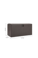 Load image into Gallery viewer, Livingandhome 105-Gallon Outdoor Deck Box