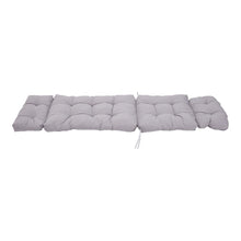 Load image into Gallery viewer, Livingandhome Outdoor Thickened Lounger Cushion - Grey