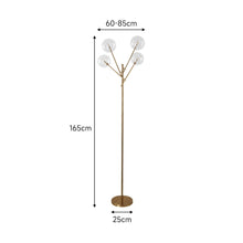 Load image into Gallery viewer, 155cm H Gold Foot Switch 4 Light Tree Floor Lamp Floor Lamps Living and Home