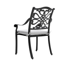 Load image into Gallery viewer, 4Pcs Aluminum Outdoor Patio Dining Armchair with Thick Cushions Patio Side Chairs Living and Home