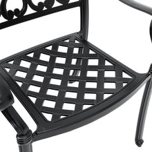 Load image into Gallery viewer, 4Pcs Aluminum Outdoor Patio Dining Armchair with Thick Cushions Patio Side Chairs Living and Home