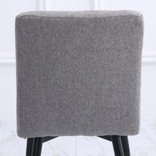 Load image into Gallery viewer, 44 cm Height Set of 4 Tufted Modern Armless Dining Chairs with Metal Legs Dining Chairs Living and Home