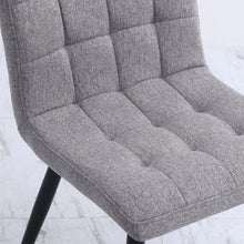 Load image into Gallery viewer, 44 cm Height Set of 4 Tufted Modern Armless Dining Chairs with Metal Legs Dining Chairs Living and Home