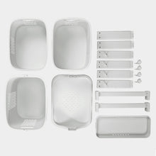 Load image into Gallery viewer, Laundry Basket Bathroom Clothes Storage on Wheels