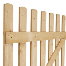 Load image into Gallery viewer, Garden Wood Fence Gate with Latch