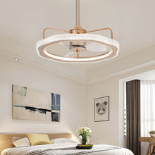 Load image into Gallery viewer, Lightsin 60cm Elegant 3-Blades Metal Ceiling Fan with LED Light Lightsin UK