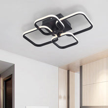Load image into Gallery viewer, 4 Head Square Led Ceiling Light Modern Acrylic Chandelier Lamp Ceiling Light Fixtures Living and Home Dimmable 60W
