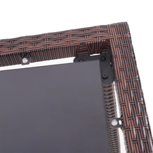 Load image into Gallery viewer, Garden Table Dining Patio Outdoor Table Black/Brown Garden Dining Table Living and Home