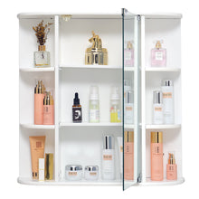 Load image into Gallery viewer, Bathroom Mirror Cabinets Wall Mounted One Door Storage Shelves Furniture White Bathroom Mirrors Living and Home