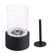 Load image into Gallery viewer, Metal Bio Ethanol Outdoor Tabletop Fireplace with Flame Guard Fireplaces Living and Home
