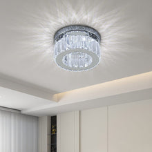 Load image into Gallery viewer, Modern Round Crystal Ceiling Light Living and Home