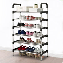 Load image into Gallery viewer, Livingandhome 6 Tiers Shoe Rack Organizer Stackable Space Saving Shoe Shelf