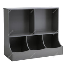 Load image into Gallery viewer, 2-Tier Open Style Toy and Book Storage Organizer Living and Home