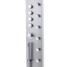 Load image into Gallery viewer, 4in1 Contemporary Wall-Mounted Sleek Shower Panel with Body Massage Jets Shower Systems Living and Home