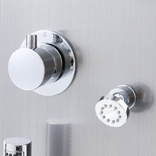 Load image into Gallery viewer, 4in1 Contemporary Wall-Mounted Sleek Shower Panel with Body Massage Jets Shower Systems Living and Home