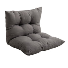 Load image into Gallery viewer, Livingandhome Rectangular Tufted Bench Cushion Seat Pad - Dark Grey