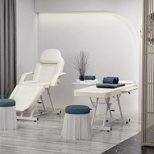Load image into Gallery viewer, 178cm L Adjustable Beauty Bed Salon Chair Set with Stool Salon Chairs Living and Home