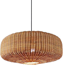 Load image into Gallery viewer, Lightsin Handwoven Rattan Pendant Light Rustic Charm with Elegant Touch Lightsin����