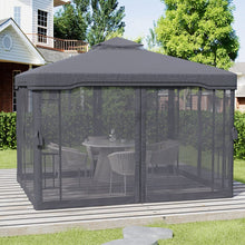 Load image into Gallery viewer, 6x3M Premium Iron Pergola with Retractable Canopy and Mesh Screens Living and Home
