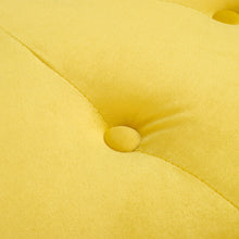 Load image into Gallery viewer, Round Velvet Tufted Buttoned Footstool Living and Home