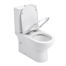Load image into Gallery viewer, 63cm D Comfortable 2-Piece Elongated Toilet with Dual Flush Toilet Living and Home