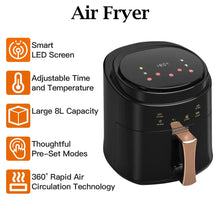 Load image into Gallery viewer, Livingandhome 8L Hot Air Fryer Oven with Digital Controls for Kitchen