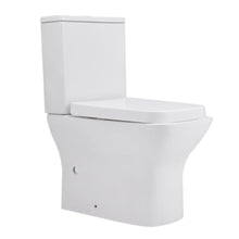 Load image into Gallery viewer, 80cm H 2-Piece Elongated Square Toilet with Dual Flush Toilet Living and Home