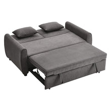 Load image into Gallery viewer, 3 in 1 Grey Convertible Sofa Bed lounger 164cm Wide Sofa Beds Living and Home