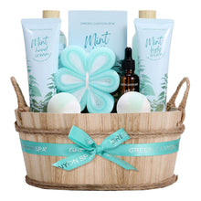 Load image into Gallery viewer, Livingandhome 11pcs Mint Scent Bath Spa Gifts Set