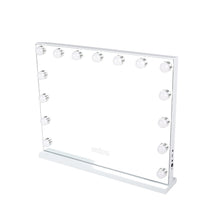 Load image into Gallery viewer, Livingandhome Hollywood LED Vanity Mirror with Bluetooth White