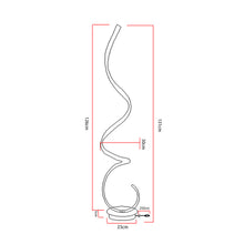 Load image into Gallery viewer, Contemporary LED Spiral Floor Lamp in White Light Floor Lamps Living and Home