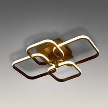 Load image into Gallery viewer, 4 Head Square Led Ceiling Light Modern Acrylic Chandelier Lamp Ceiling Light Fixtures Living and Home