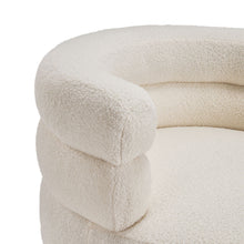 Load image into Gallery viewer, Curved Upholstered Single Sofa Accent Chair