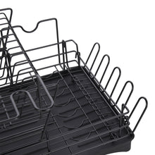 Load image into Gallery viewer, Multifunctional 2 Tier Detachable Dish Drainer Rack