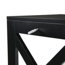 Load image into Gallery viewer, Black/White Wooden 5 tier Rectangular Vertical Living Room Shelf Shelves & Racks Living and Home