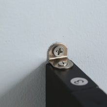 Load image into Gallery viewer, 4-Tier Wooden Wall Ladder Shelf Black