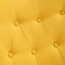 Load image into Gallery viewer, Tufted Button Linen Armchair with Wooden Legs