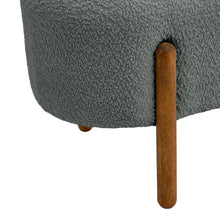 Load image into Gallery viewer, Grey Contemporary Upholstered Bench