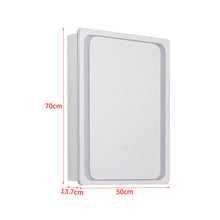 Load image into Gallery viewer, 27inch X 20inch LED Illuminated Mirror Cabinet with Sensor Switch