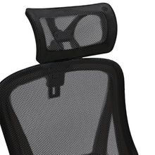 Load image into Gallery viewer, Swivel Office Chair with Headrest-Black